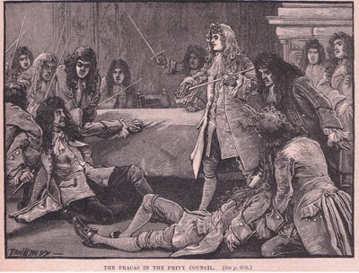 Het gevecht in de Privy Council AD 1711 door Paul Hardy