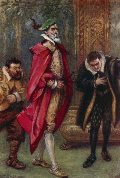 Zo uitgerust, betrad hij de staatskamer door Paul Hardy