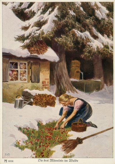 De drie kleine mannen in het bos door Paul Hey