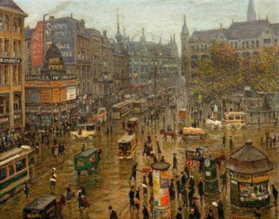 De Spittelmarkt door Paul Höniger