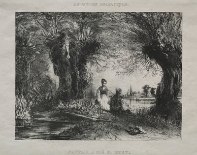 Fantasie, 1836 door Paul Huet