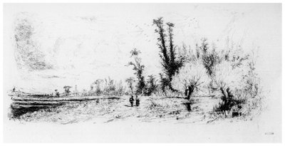 Saulaie des Environs de Paris, ca. 1820-1870, 1924 door Paul Huet