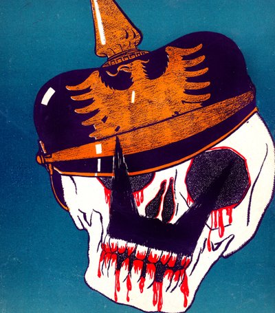 Karikatuur van Kaiser Wilhelm, 13 april 1916 door Paul Iribe