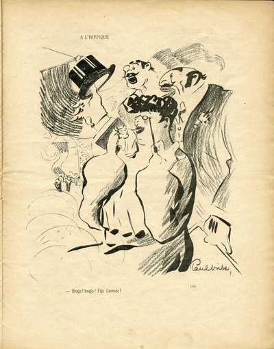 Illustratie door Paul Iribe (1883-1935) in De Wilde Eend door Paul Iribe