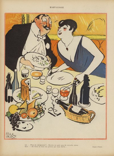 Illustratie voor Le Rire door Paul Iribe