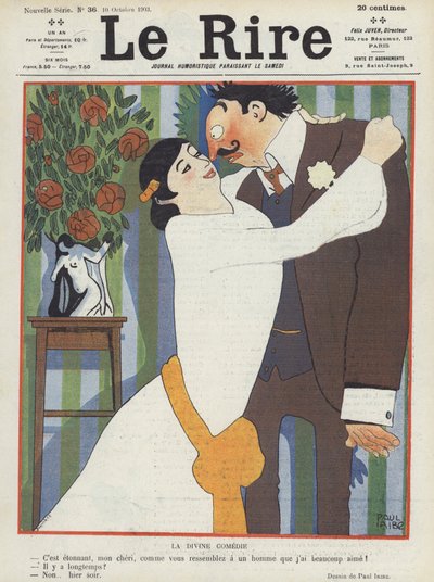 Illustratie voor Le Rire door Paul Iribe