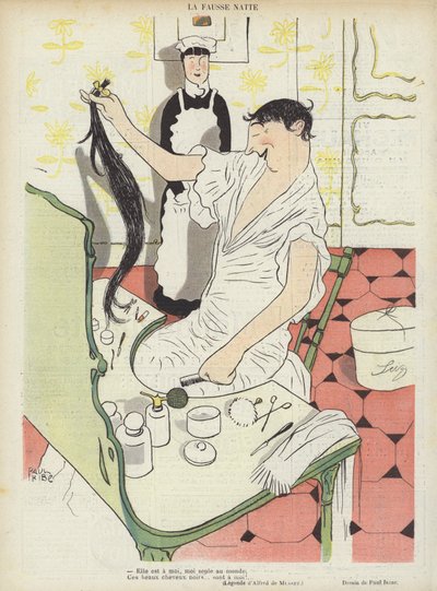Illustratie voor Le Rire door Paul Iribe