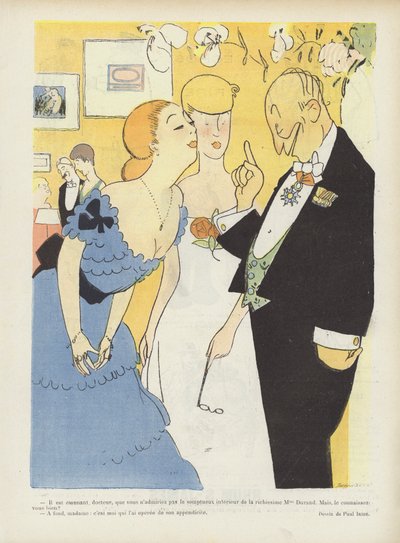 Illustratie voor Le Rire door Paul Iribe