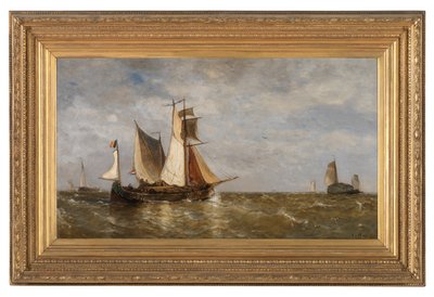 Monding van de Schelde door Paul Jean Clays