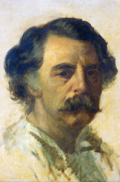 Portret van Jules Barbey d