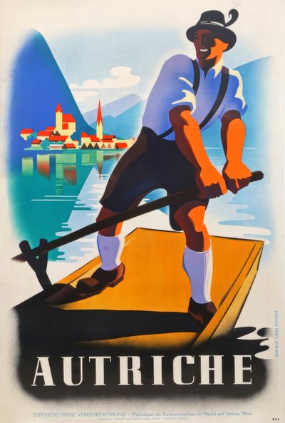 Oostenrijk, veerman door Paul Kirnig