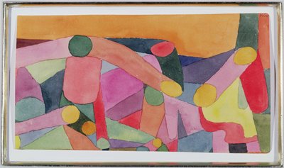 (Zonder titel) Kleurencompositie, c.1914 door Paul Klee