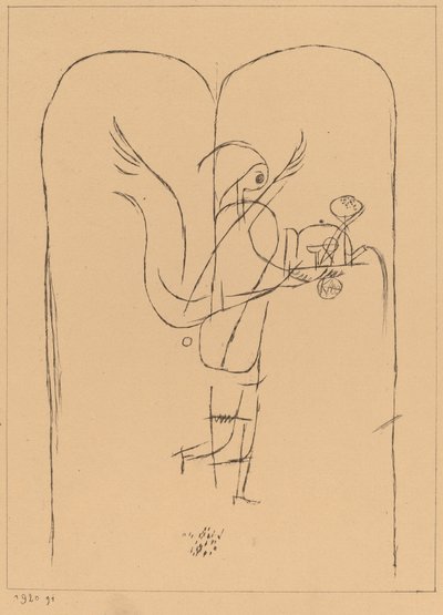 Een Genius Serveert een Klein Ontbijt door Paul Klee