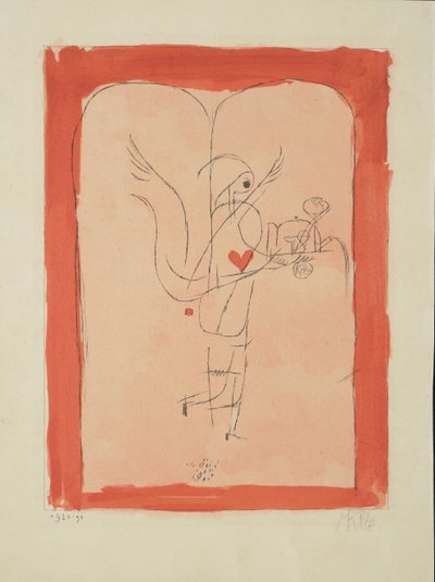 Een Genie Serveert een Klein Ontbijt, 1920 door Paul Klee