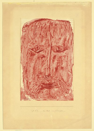 Een Man van Smarten door Paul Klee