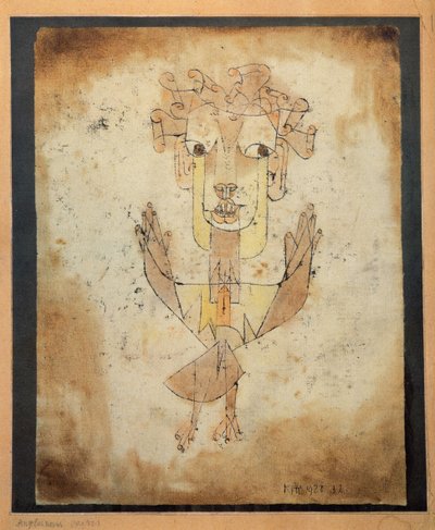 Angelus Novus door Paul Klee