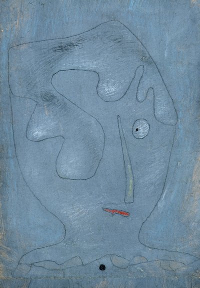 Bezorgde hinderlaag door Paul Klee