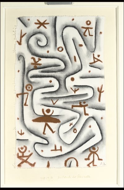 Gebied van hoge geestdrift door Paul Klee