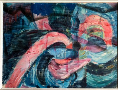 Aankomst aan de oevers van een stroom en het bouwen van een brug door Paul Klee