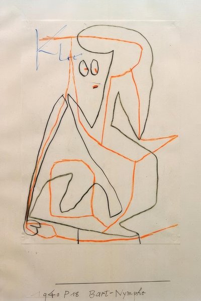 Baardnimf door Paul Klee