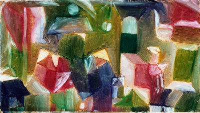 Vogelafbeelding, ca. 1919 door Paul Klee