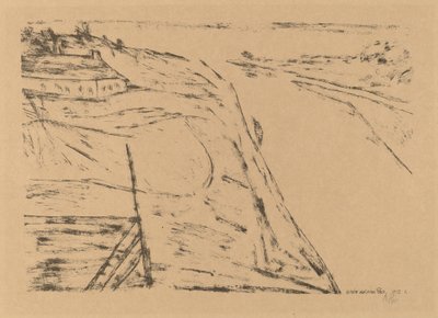 Uitzicht op een Rivier door Paul Klee