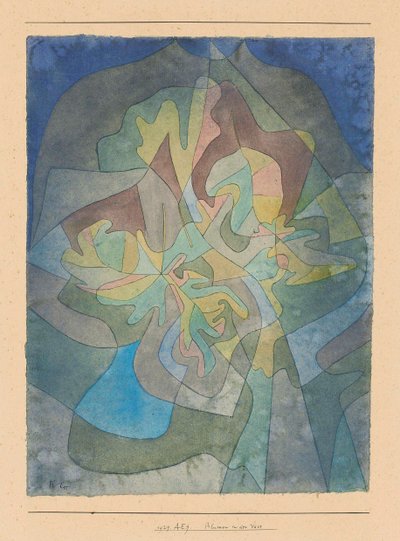 Blumen in der Vase, 1929 door Paul Klee