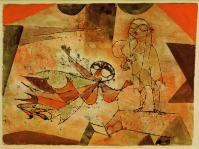 Boodschap van de luchtgeest door Paul Klee