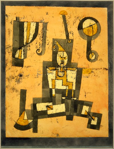 Gevangen Pierrot door Paul Klee