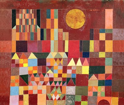 Kasteel en Zon door Paul Klee