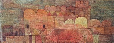 Kathedraal door Paul Klee