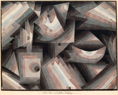 Kristalgradatie, 1921 door Paul Klee