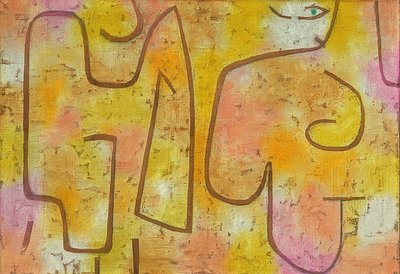 Dame en mode door Paul Klee