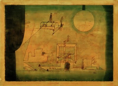De poort naar Hades door Paul Klee