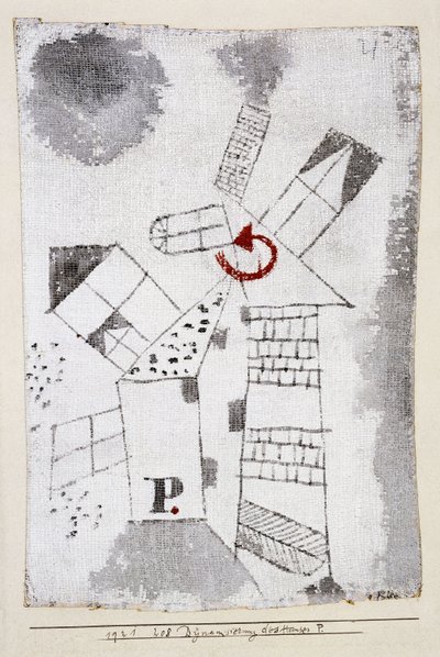 Dynamisering van Huizen P. door Paul Klee