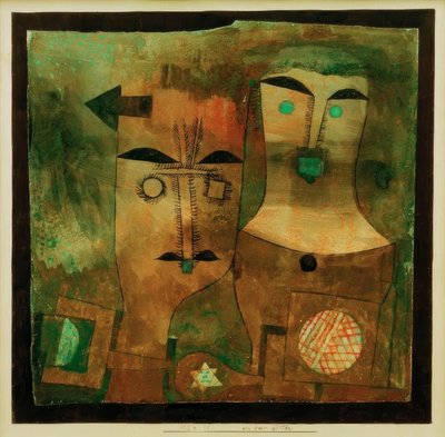 Een paar goden door Paul Klee