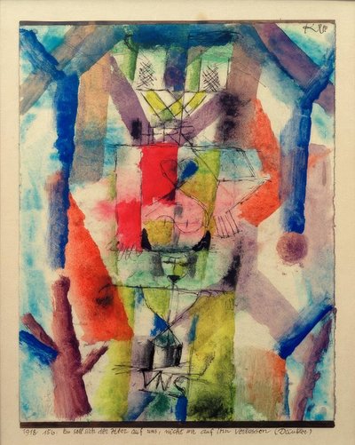 De Heer moet op ons vertrouwen, niet wij op Hem door Paul Klee