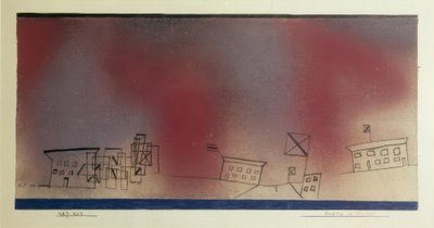 Feestdag in de winter door Paul Klee