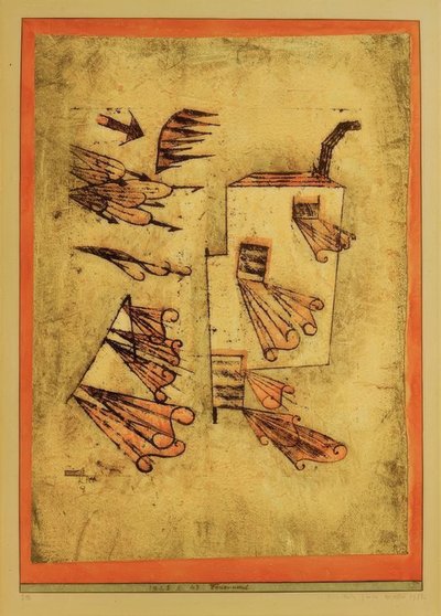Vuurwind door Paul Klee
