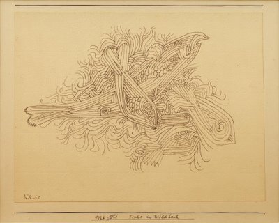 Vissen in de beek door Paul Klee