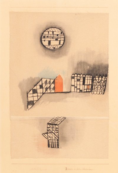 Freierer in fester Kleinteilung door Paul Klee