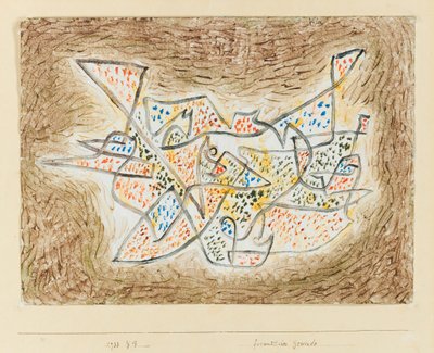 Vriendelijke kronkelingen door Paul Klee