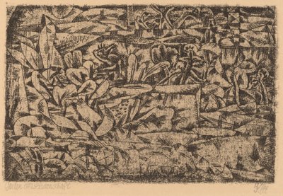 Tuin van Passie door Paul Klee
