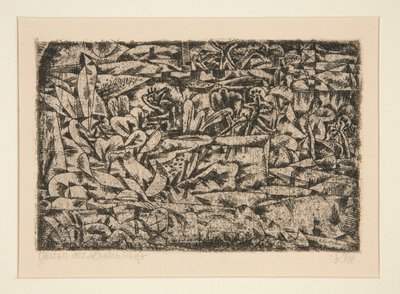 Garten der Leidenschaft S. 13 door Paul Klee