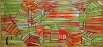 Hal C ingang R 2 door Paul Klee