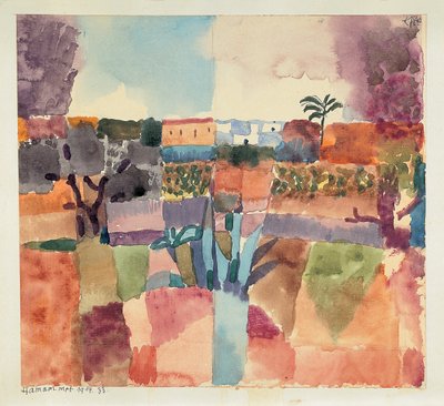 Hammamet, 1914 door Paul Klee
