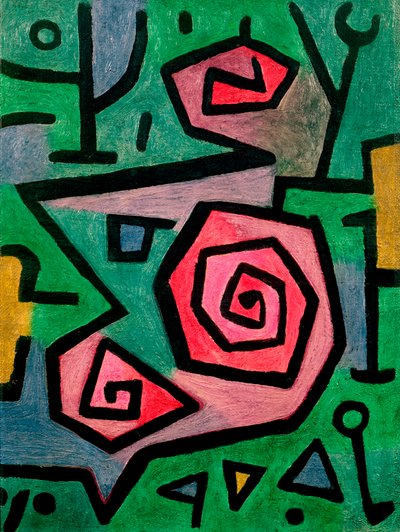 Heroïsche Rozen door Paul Klee