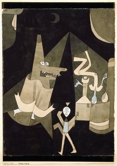 Heksenscène door Paul Klee