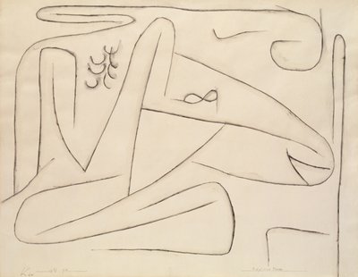 Hoofd van een dier door Paul Klee
