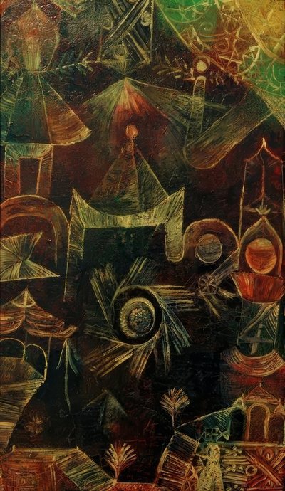 Kosmische Architectuur door Paul Klee